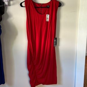 Red Express dress never worn